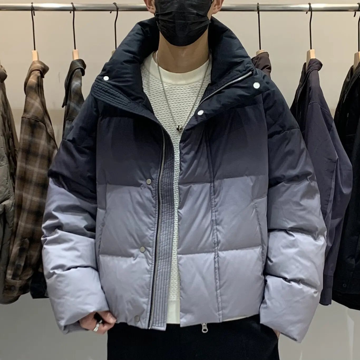 Men's Winter Puffer Jaet Stand Collar adient Warmth Faionable Retro Sle Durable Polyester Fiber Long Sve Zipper Cl...
Men's Winter Puffer Jaet Stand Collar adient Warmth Faionable Retro Sle Durable Polyester Fiber Long Sve Zipper Cl...