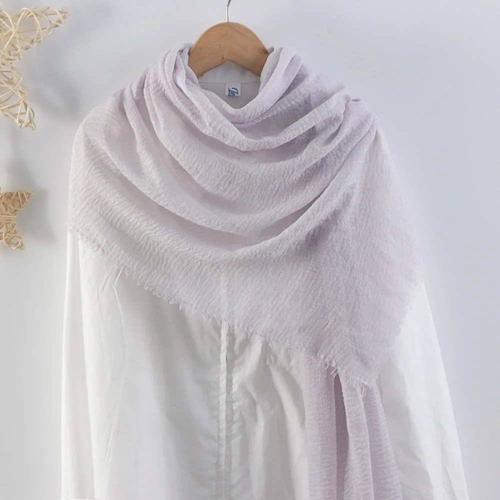 Simple Cotton Linen Musulman Hijab Scarf Solid Color Long Africa Headband Bandana Sunscreen Islamic Turban Women Female
Simple Cotton Linen Musulman Hijab Scarf Solid Color Long Africa Headband Bandana Sunscreen Islamic Turban Women Female
