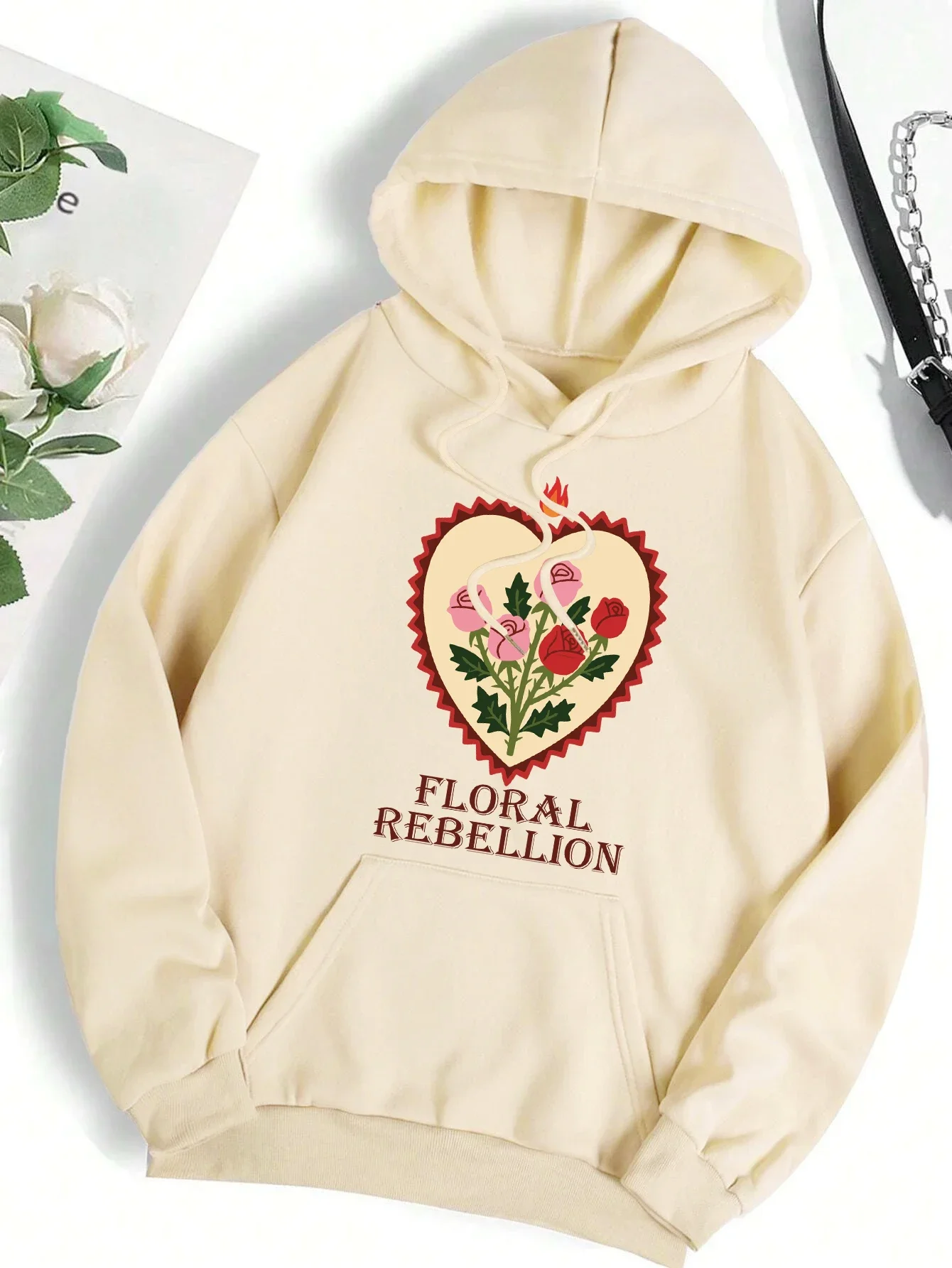 Floral Rebellion Rose Flower Pattern Women Hoody Harajuku Autumn Streetwear Multicolor Fleece Pullovers Pocket Loose Hoodies
Floral Rebellion Rose Flower Pattern Women Hoody Harajuku Autumn Streetwear Multicolor Fleece Pullovers Pocket Loose Hoodies