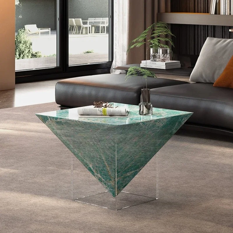 Coffee table high-end living room high-end designer luxury stone acrylic creative suspended coffee table
Coffee table high-end living room high-end designer luxury stone acrylic creative suspended coffee table