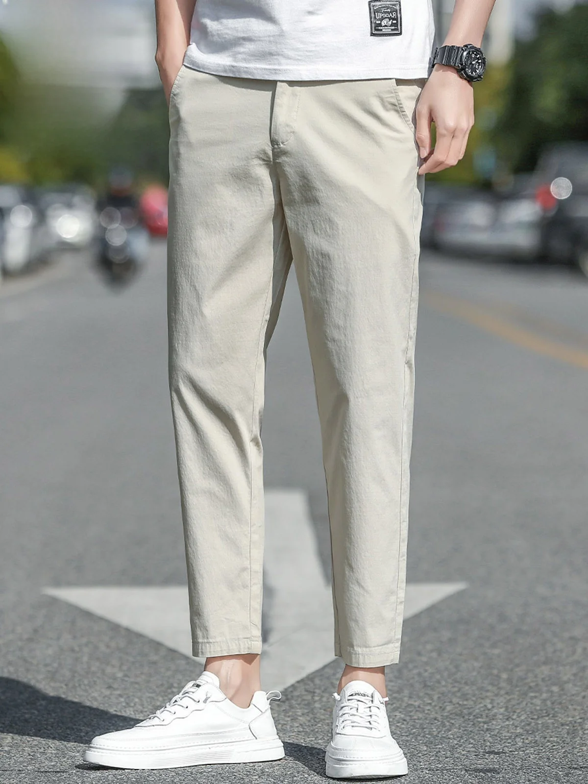 Men's Ice Silk Casual Pants Slim Fit Summer Trendy Nine Point Pants Youthful Energy Sle Anti-Wrinkle Thin Model
Men's Ice Silk Casual Pants Slim Fit Summer Trendy Nine Point Pants Youthful Energy Sle Anti-Wrinkle Thin Model