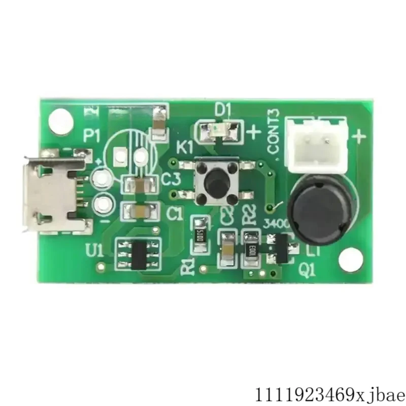 DC 5V Ultrasonic Mist Maker Atomizer Module USB Humidifier Atomization Plate Circuit Board Atomization Module with Timing Switch
DC 5V Ultrasonic Mist Maker Atomizer Module USB Humidifier Atomization Plate Circuit Board Atomization Module with Timing Switch