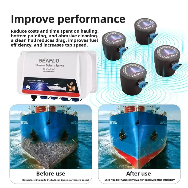 SEAFLO Ultrasonic Anti-Fouling System for Boats/Yachts - Barnacle Prevention, Fuel Saver, Marine Cleaning Solutions
SEAFLO Ultrasonic Anti-Fouling System for Boats/Yachts - Barnacle Prevention, Fuel Saver, Marine Cleaning Solutions