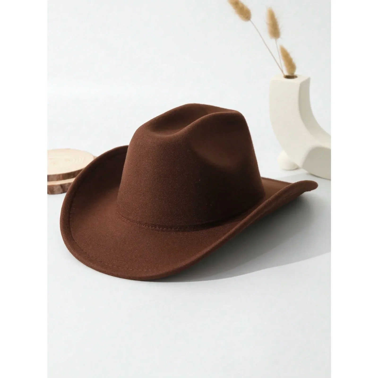 1 Piece Unisex Solid Cowgirl/Cowboy Style Wide Brim Hat, Handmade, Soft Felt Hat, Western Style, Ade
1 Piece Unisex Solid Cowgirl/Cowboy Style Wide Brim Hat, Handmade, Soft Felt Hat, Western Style, Ade