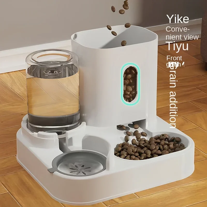 Two-in-One Automatic Cat Feeding and Water Dispenser Feeder Water Troughs for Indoor Small Medium Dog Puppy Kitten
Two-in-One Automatic Cat Feeding and Water Dispenser Feeder Water Troughs for Indoor Small Medium Dog Puppy Kitten
