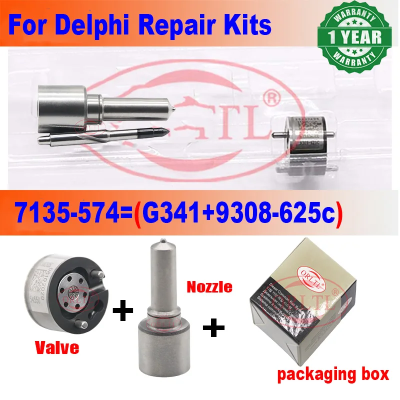 Ремкомплекты дизельных форсунок 7135-574, распылитель G341 + клапан 9308-625C для Great Wall Hover H5 H6 1100100-ED01 28231014
Ремкомплекты дизельных форсунок 7135-574, распылитель G341 + клапан 9308-625C для Great Wall Hover H5 H6 1100100-ED01 28231014