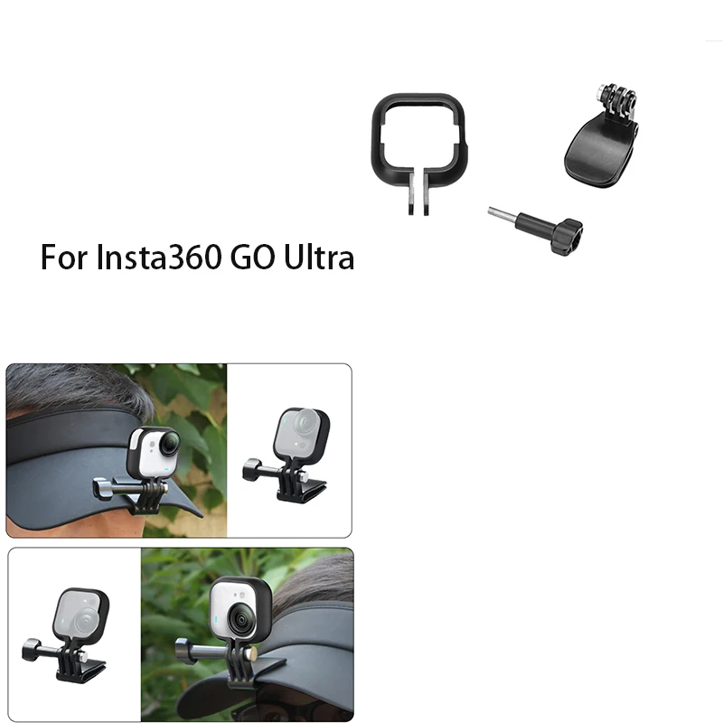 For Insta360 GO Ultra Cap Clip First Person View Camera Mount
For Insta360 GO Ultra Cap Clip First Person View Camera Mount