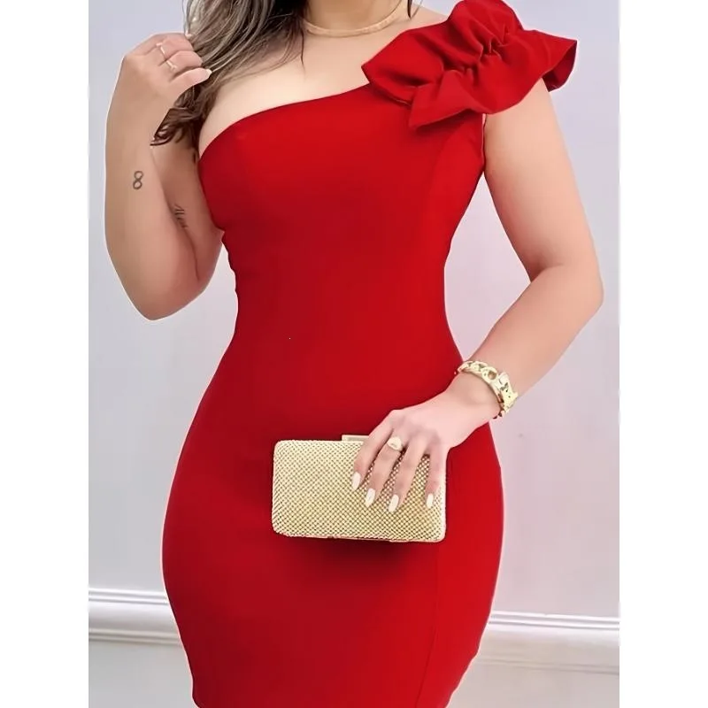 Red Bodycon Dress B 63912 Elegant Evening Gown Cross-Border Neutral Style Seven-Sleeve Other Material 100% CityWalk Suitable
Red Bodycon Dress B 63912 Elegant Evening Gown Cross-Border Neutral Style Seven-Sleeve Other Material 100% CityWalk Suitable
