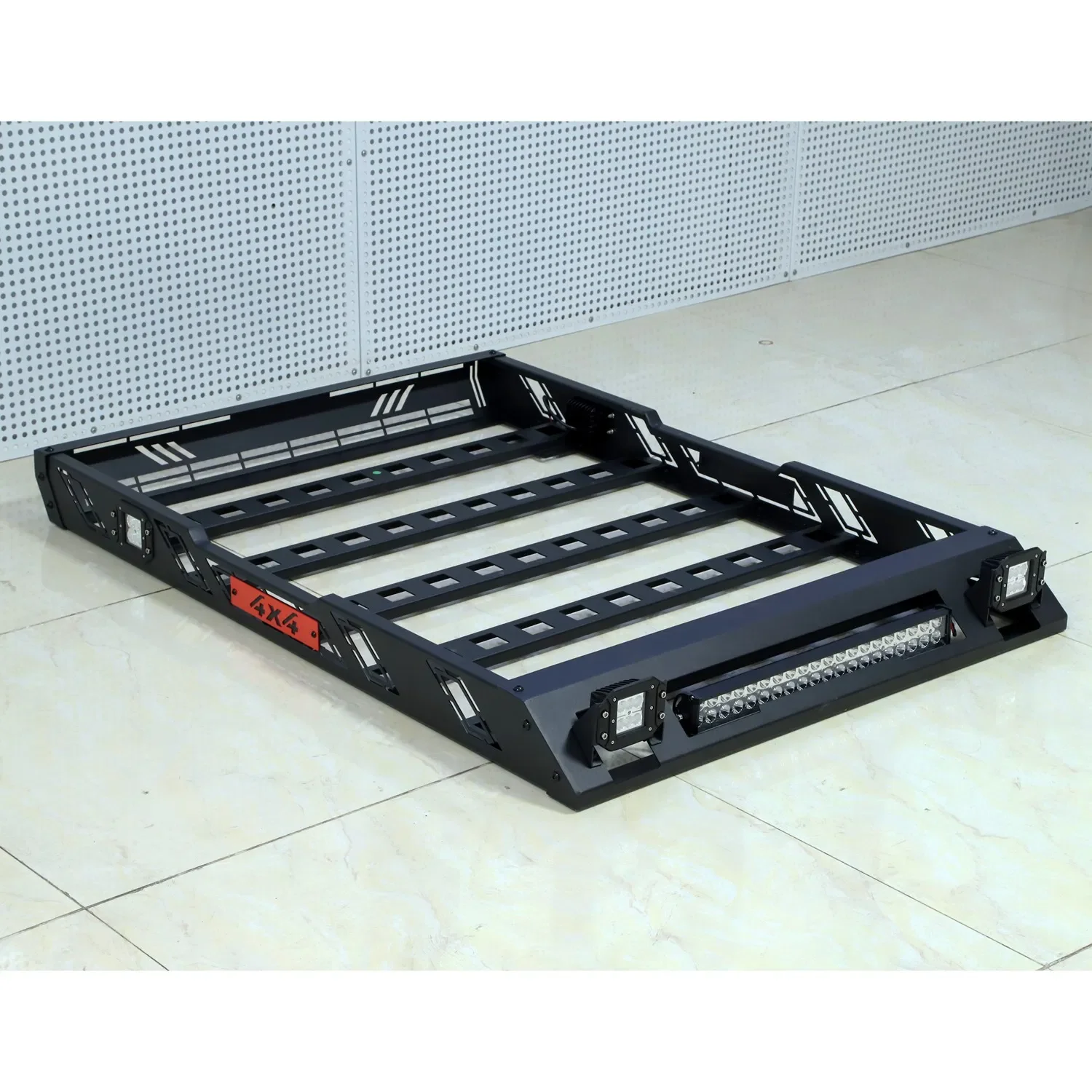 Legendary Auto Parts Black Aluminum Alloy Car Roof Rack with Offroad LED Lights for SUV Utes
Legendary Auto Parts Black Aluminum Alloy Car Roof Rack with Offroad LED Lights for SUV Utes