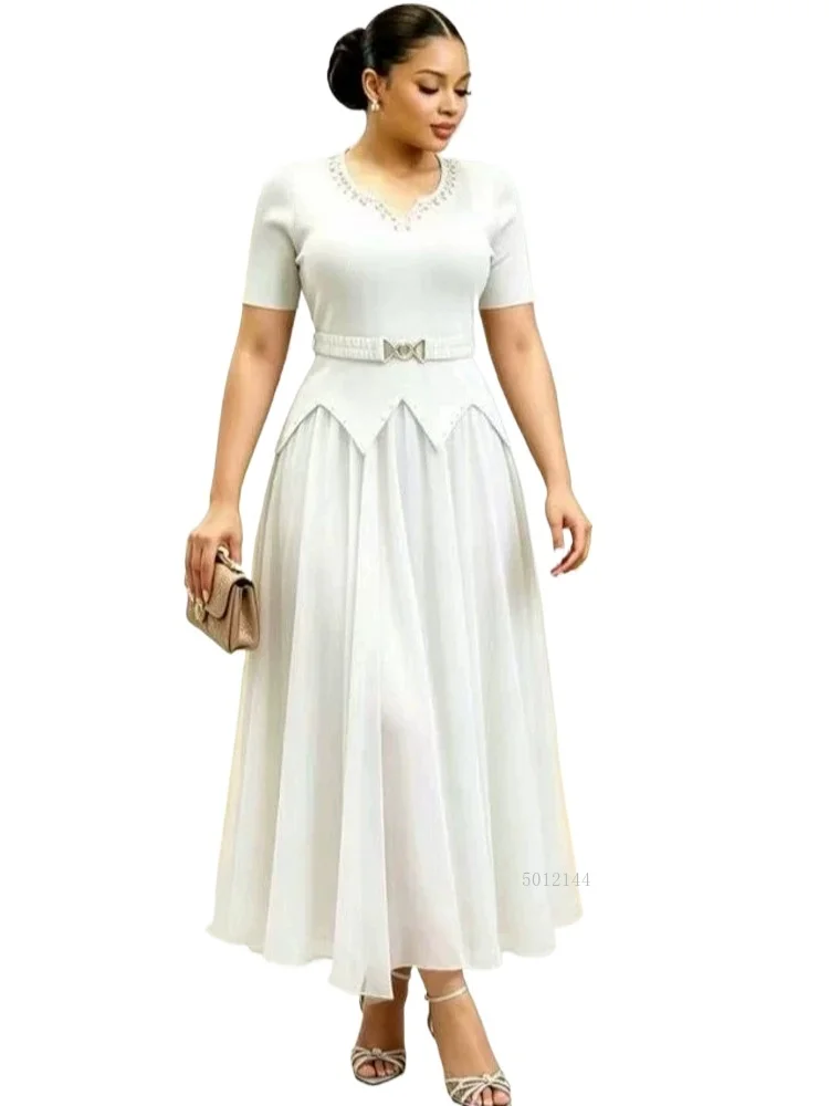2026 African Dresses For Women Elegant Summer Short Sleeve Dashiki Pleated Maxi Dress Traditional African Clothing Fairy Dreaes
2026 African Dresses For Women Elegant Summer Short Sleeve Dashiki Pleated Maxi Dress Traditional African Clothing Fairy Dreaes