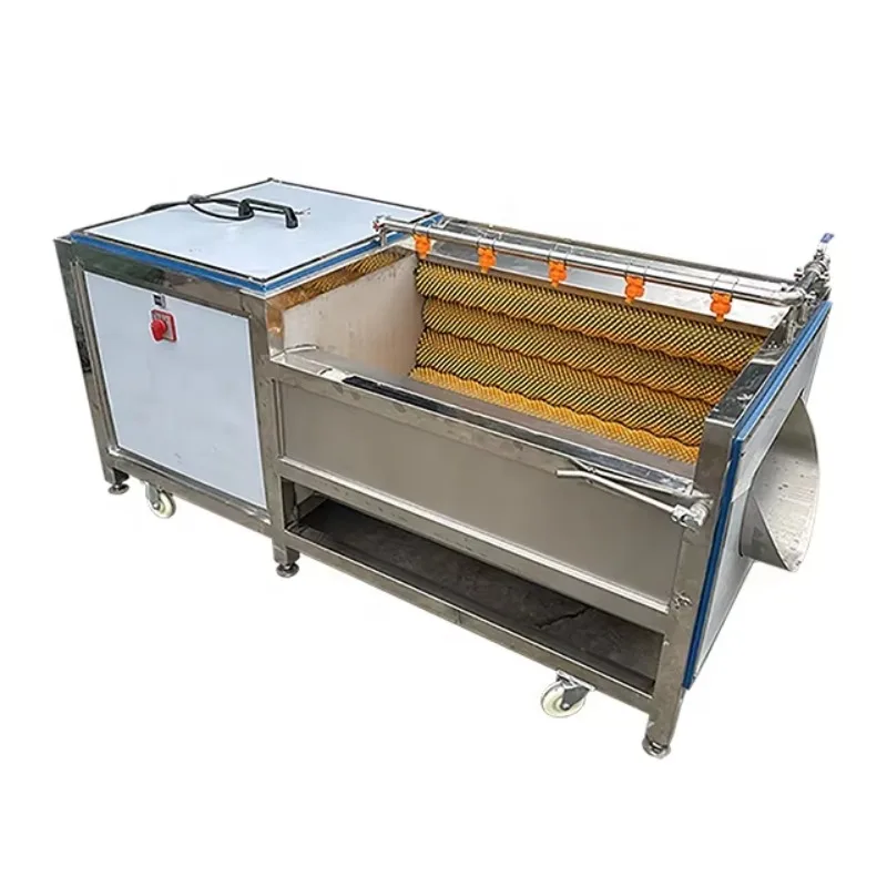 Industrial Brush Roller Type Onion and Root Cassava Carrot Fresh Ginger Potato Washer Peeler Washing Peeling Machine Price
Industrial Brush Roller Type Onion and Root Cassava Carrot Fresh Ginger Potato Washer Peeler Washing Peeling Machine Price