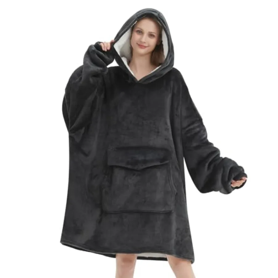 Weale Blanket Hoodie for Adult, Overized herpa Fleece Blanket Hoodie for Wen Men, Grey
Weale Blanket Hoodie for Adult, Overized herpa Fleece Blanket Hoodie for Wen Men, Grey