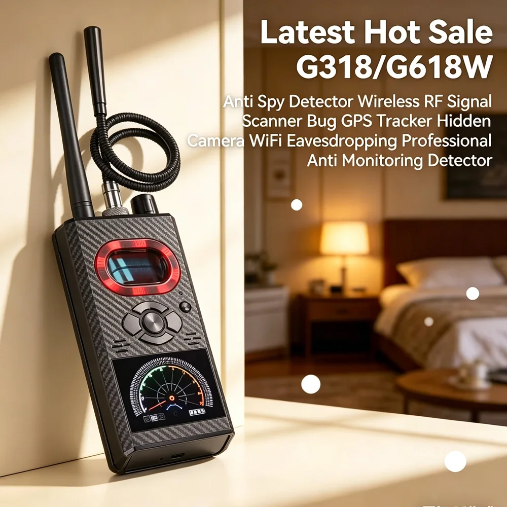 New K99 Hidden Camera Detector GPS Tracking Device Recording Listening Device Detector Hotel Car Hidden Bugging Camera Detector
New K99 Hidden Camera Detector GPS Tracking Device Recording Listening Device Detector Hotel Car Hidden Bugging Camera Detector
