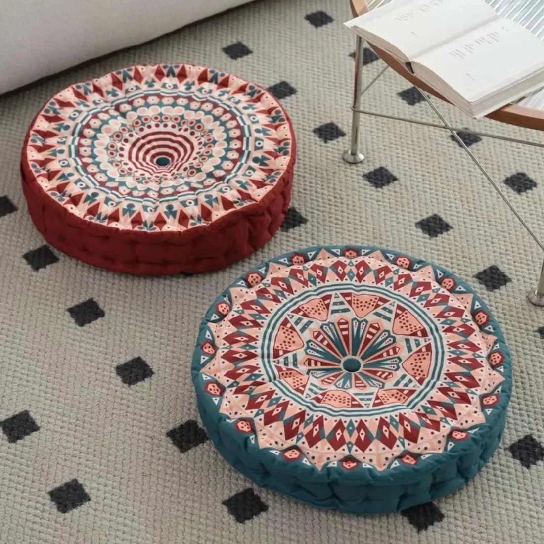 45cm Round Seat Cushion Thick Cotton Linen Chair Pad Vintage American Tatami Mat Futon Floor Cushion Boho Home Decor
45cm Round Seat Cushion Thick Cotton Linen Chair Pad Vintage American Tatami Mat Futon Floor Cushion Boho Home Decor
