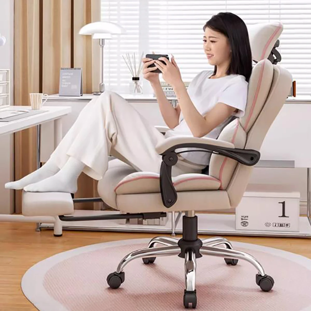 Nordic Modern Office Chair Luxury Comfortable Ergonomic Comfy Office Chair Swivel Study Relax Chaise De Bureaux Furniture
Nordic Modern Office Chair Luxury Comfortable Ergonomic Comfy Office Chair Swivel Study Relax Chaise De Bureaux Furniture