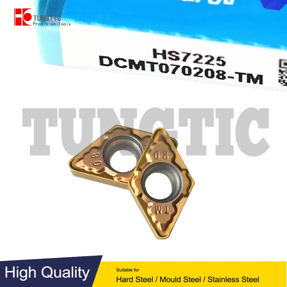 DCMT070204-TM DCMT070208-TM HS8125 HS7225 Токарные инструменты Фреза Твердосплавные токарные пластины для токарных станков с ЧПУ Обработка металла
DCMT070204-TM DCMT070208-TM HS8125 HS7225 Токарные инструменты Фреза Твердосплавные токарные пластины для токарных станков с ЧПУ Обработка металла