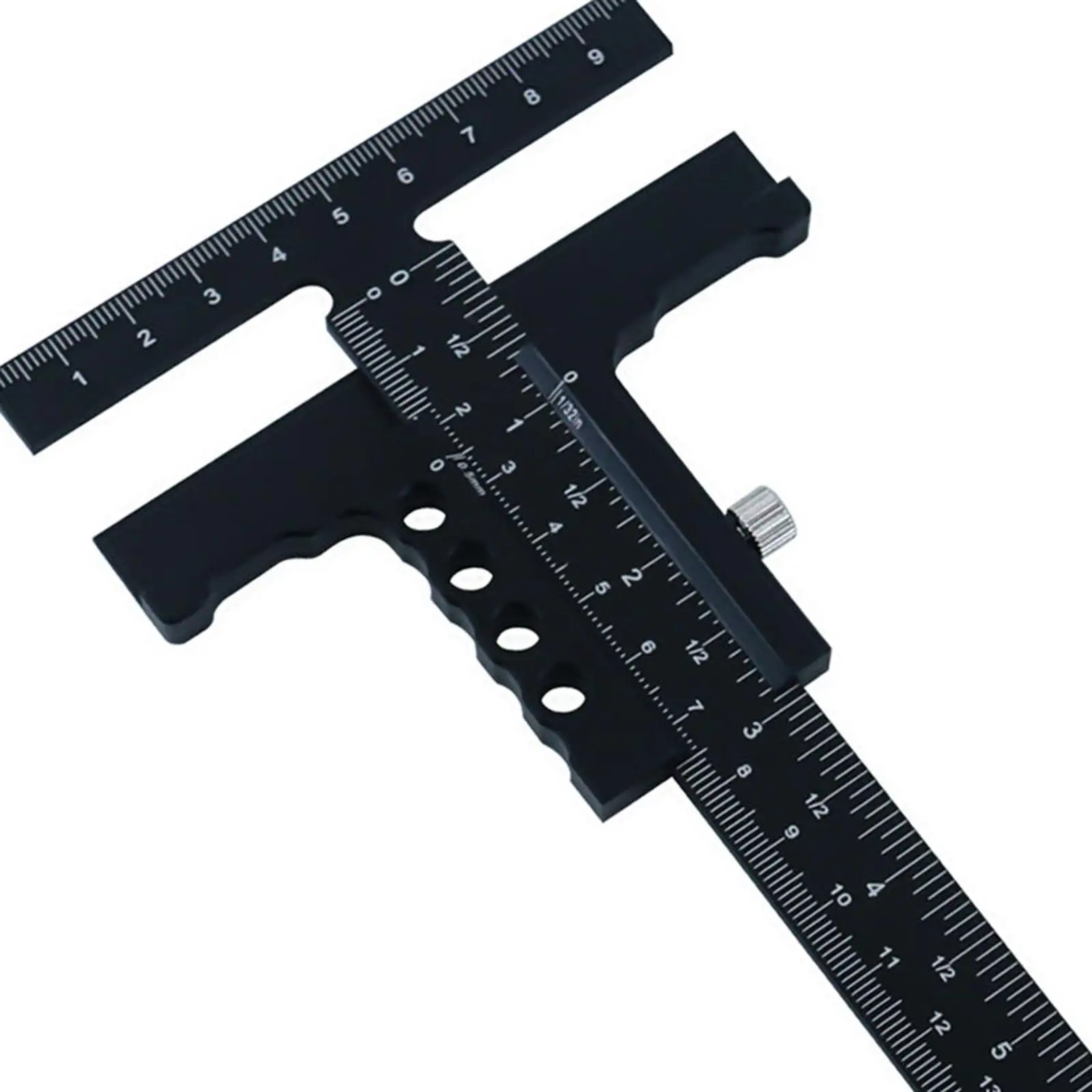 T Shaped Woodworking Scriber Black Portable Marking Measuring Gauge for Home
T Shaped Woodworking Scriber Black Portable Marking Measuring Gauge for Home