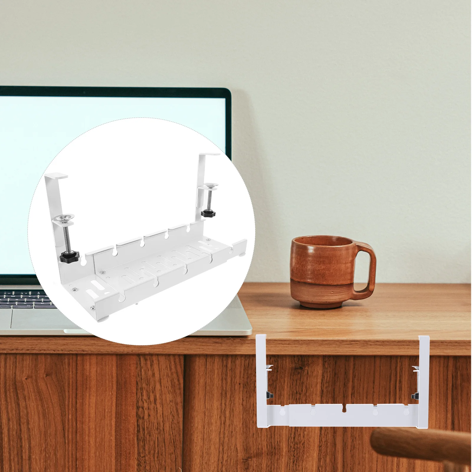 Cable Management Tray Desk ganizer Wire Hiders Carbon Steel Electrical Cord Under Table Basket Storage Solution Durable Reusable
Cable Management Tray Desk ganizer Wire Hiders Carbon Steel Electrical Cord Under Table Basket Storage Solution Durable Reusable