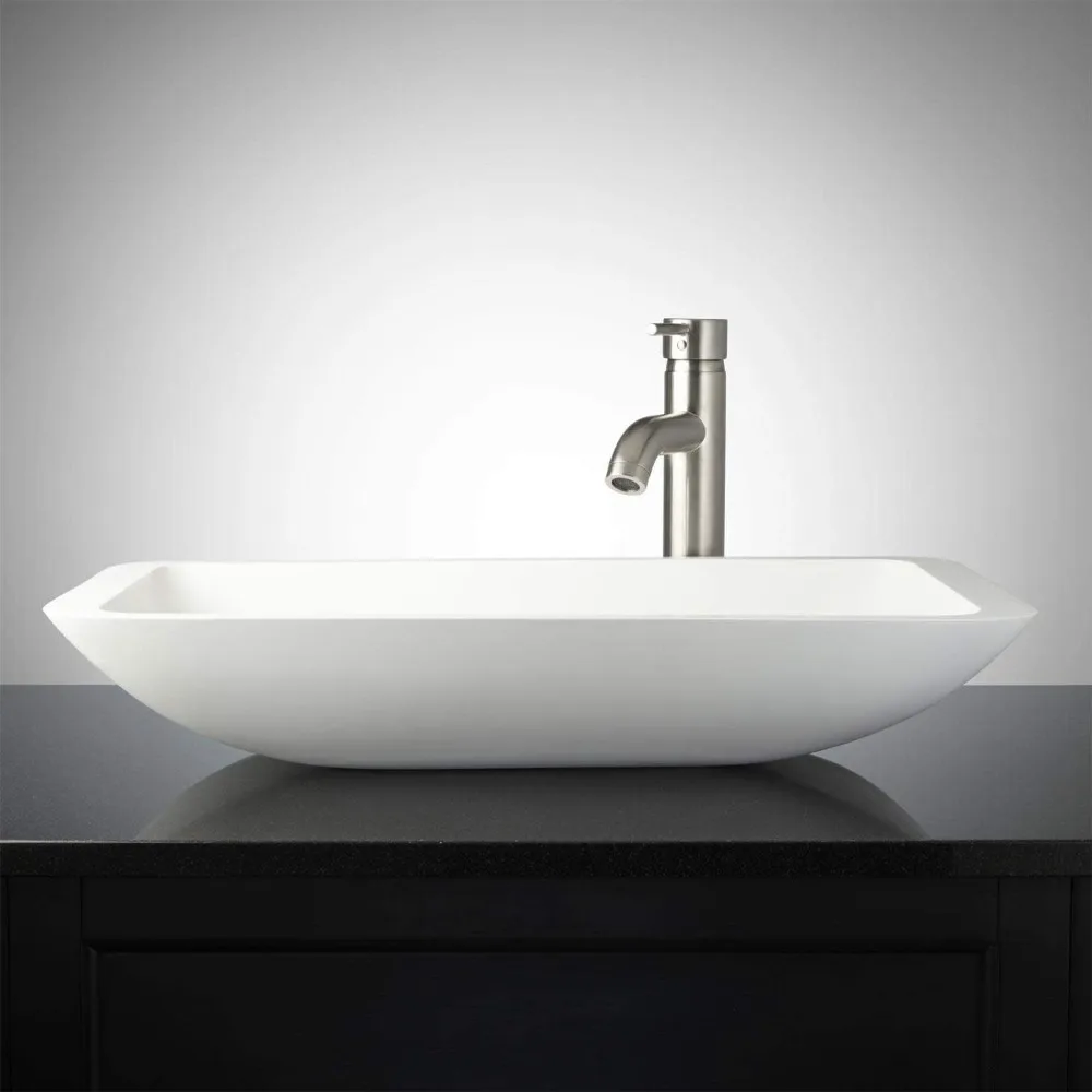 Signature Hardware 398736 Раковина для ванной комнаты Canopus 24 дюйма из смоляного сосуда - белый
Signature Hardware 398736 Раковина для ванной комнаты Canopus 24 дюйма из смоляного сосуда - белый