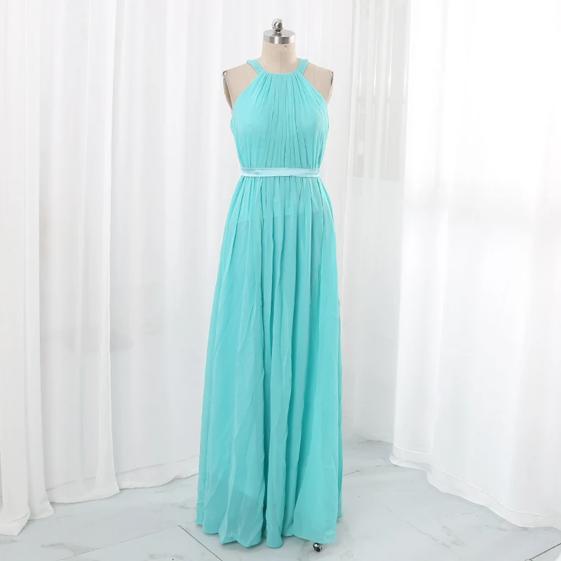 Women Halter Pleated A Line Floor Length Wedding Party Bridesmaid Dressess Formal Evening Gown
Women Halter Pleated A Line Floor Length Wedding Party Bridesmaid Dressess Formal Evening Gown