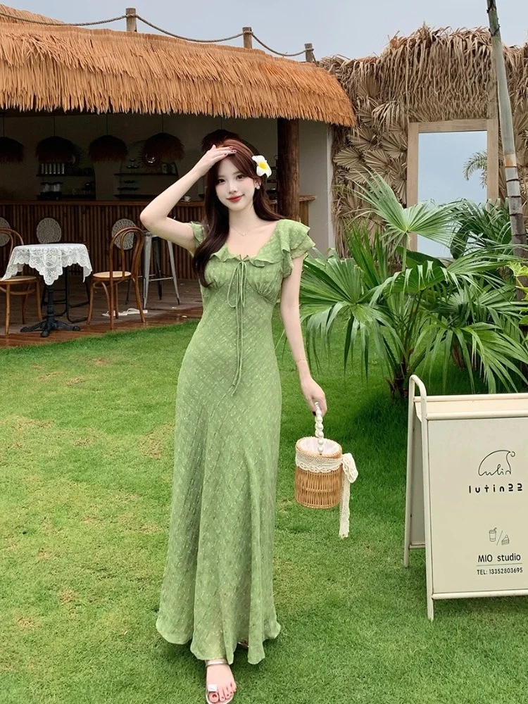 plus Size Women's Gentle Floral A-Line Long Dress Summer New Style Waist-Cinching Belly- Concealing Short Sleeve V-neck Dress
plus Size Women's Gentle Floral A-Line Long Dress Summer New Style Waist-Cinching Belly- Concealing Short Sleeve V-neck Dress