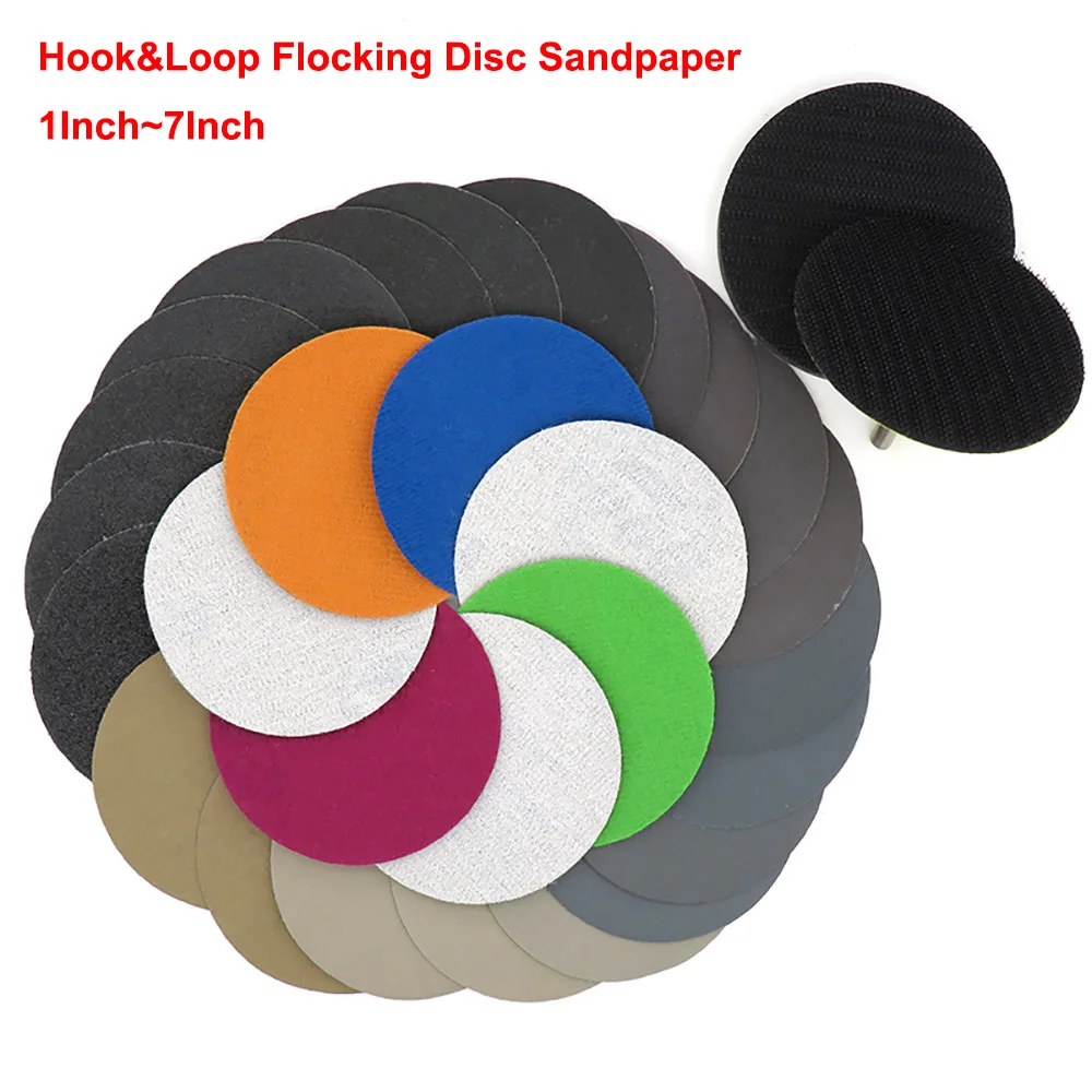 996A 1Inch~7Inch Wet Dry Hook&Loop Flocking Disc Round Sanding Sandpaper 60-10000 Grit Abrasive Polishing Tool
996A 1Inch~7Inch Wet Dry Hook&Loop Flocking Disc Round Sanding Sandpaper 60-10000 Grit Abrasive Polishing Tool