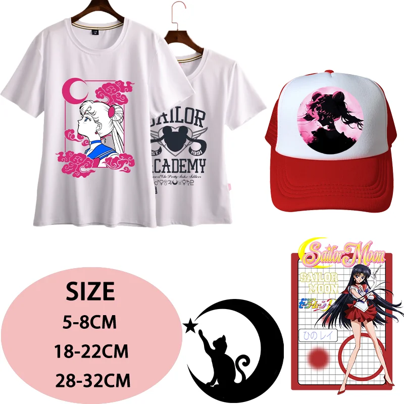 Sailor Moon Iron on Patches Washable Heat Thermal Transfer Stickers Anime Cartoon Pattern Creative DIY Clothes Hats Party Gift
Sailor Moon Iron on Patches Washable Heat Thermal Transfer Stickers Anime Cartoon Pattern Creative DIY Clothes Hats Party Gift