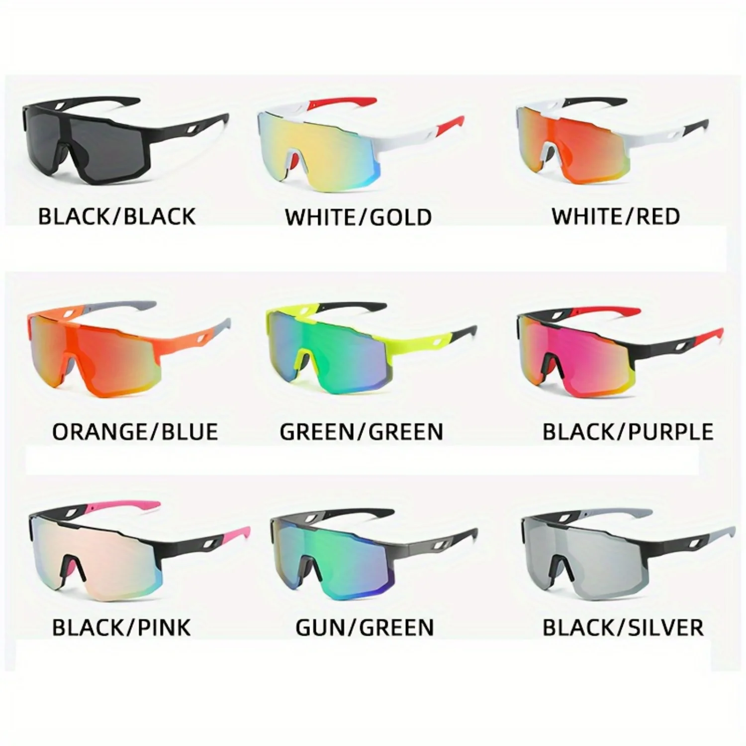 Stylish, High-Quality Unisex Youth Sports Sunglasses with UV400 Protection for Tennis, Softball, Baseball, Cycling, Hiking - One
Stylish, High-Quality Unisex Youth Sports Sunglasses with UV400 Protection for Tennis, Softball, Baseball, Cycling, Hiking - One
