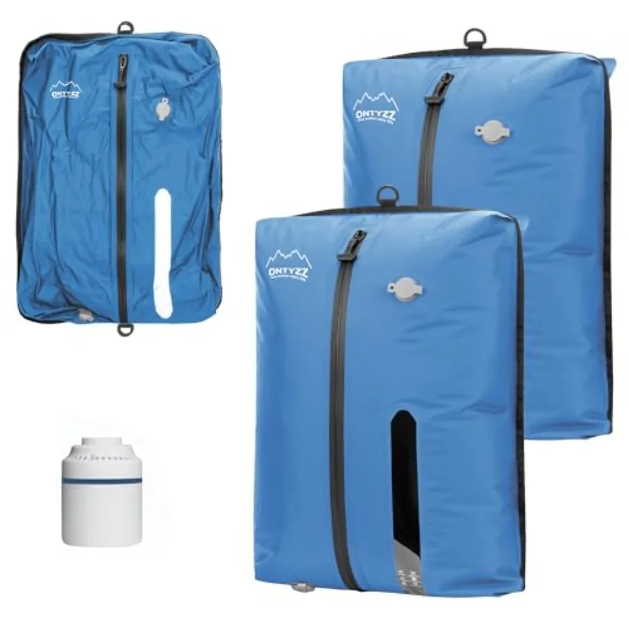 Vacuum Bags for Travel, Reusable Vacuum Compression Bag, Recycled IPX8 Waterproof Space Saver Bag for Luggage/Camping/Home Stor
Vacuum Bags for Travel, Reusable Vacuum Compression Bag, Recycled IPX8 Waterproof Space Saver Bag for Luggage/Camping/Home Stor