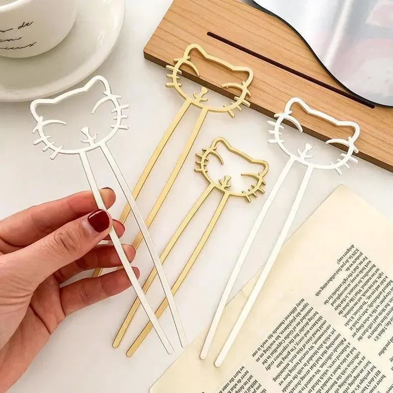 Cute Frosted Metal Cat Fork Hairpin Simple and Modern Flat Hair Accessories Daily Outdoor Temperament Little Cat Clip Headwear
Cute Frosted Metal Cat Fork Hairpin Simple and Modern Flat Hair Accessories Daily Outdoor Temperament Little Cat Clip Headwear