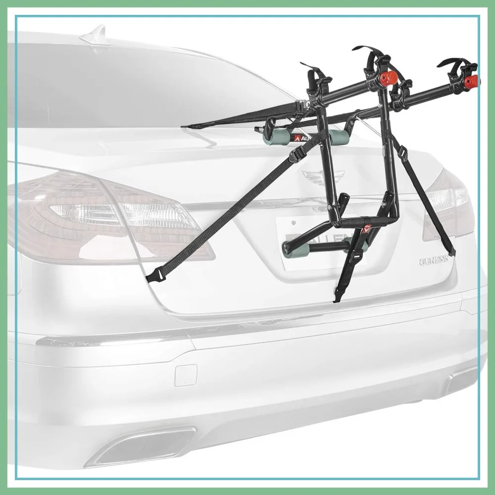 2-Bike Trunk Mount Rack for Car, Black Heavy Duty Bicycle Carrier
2-Bike Trunk Mount Rack for Car, Black Heavy Duty Bicycle Carrier