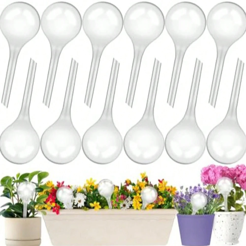 10PCS Automatic Plant Watering Bulbs Self Watering Globe Balls Water Device Drip Irrigation System for Garden Flower Plants
10PCS Automatic Plant Watering Bulbs Self Watering Globe Balls Water Device Drip Irrigation System for Garden Flower Plants