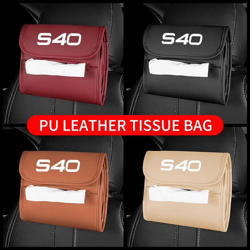 1Pcs Car Tissue Holder Backrest Hanging Car Towel Paper Storage Bag Leather Soft Durable Car Tissue Box For Volvo S40
1Pcs Car Tissue Holder Backrest Hanging Car Towel Paper Storage Bag Leather Soft Durable Car Tissue Box For Volvo S40