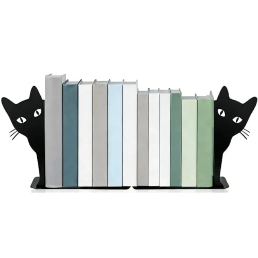 Peeping Cat Bookends Set of 2 Metal Book Ends for Shelves Bookshelf Cute Decorative Objects Home Office Desk Bookshelf Decor Gi
Peeping Cat Bookends Set of 2 Metal Book Ends for Shelves Bookshelf Cute Decorative Objects Home Office Desk Bookshelf Decor Gi