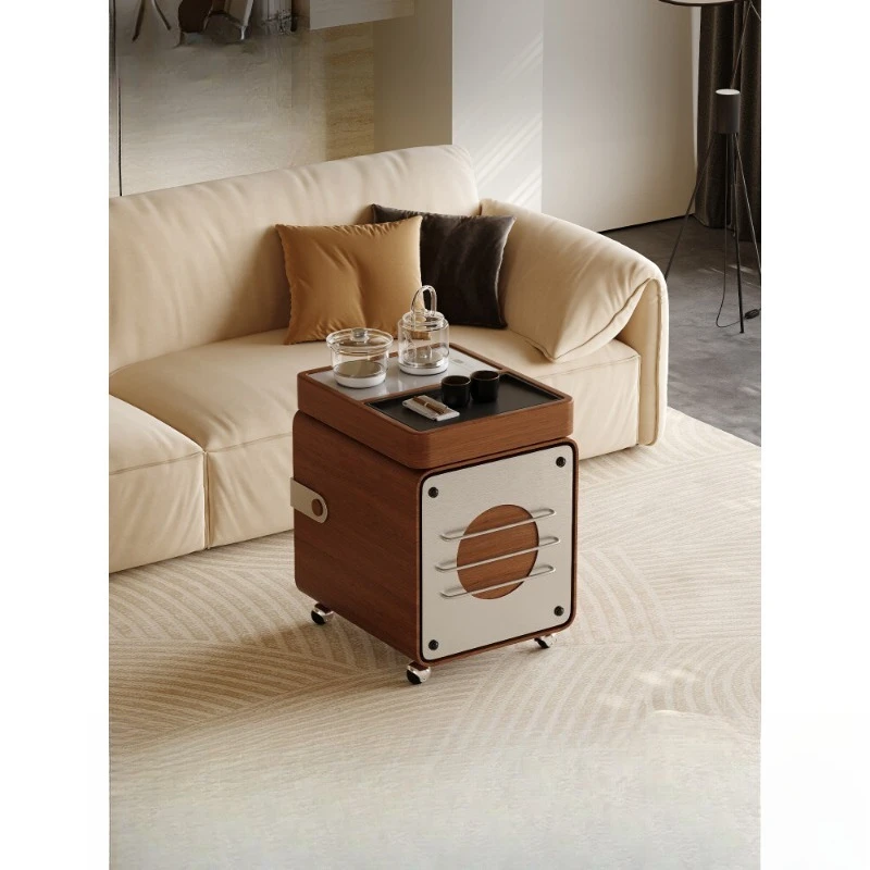 Medieval style movable solid wood tea table household small tea cart cherry wood balcony tea table small
Medieval style movable solid wood tea table household small tea cart cherry wood balcony tea table small