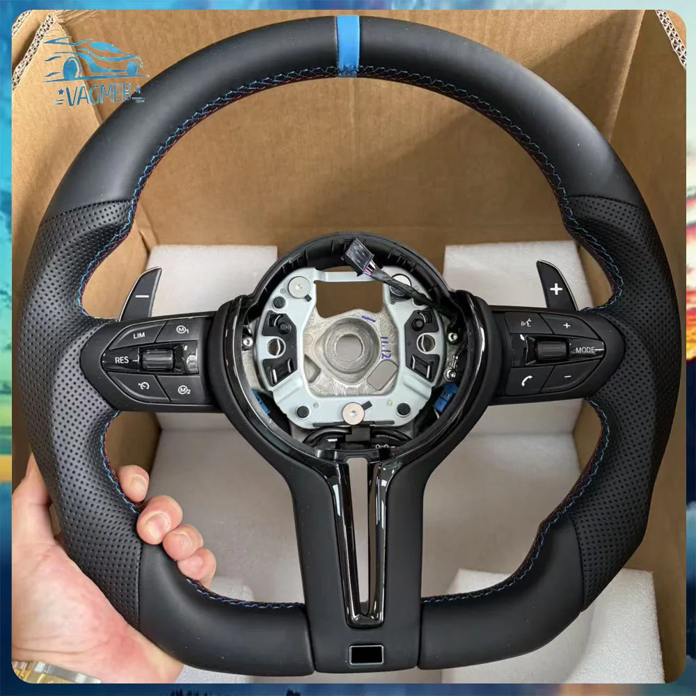 Flat Bottom For BMW M3 M5 F10 F11 F12 F13 F20 F21 F22 F25 F30 F31 F32 F34 F36 M Logo Perforated Leather Steering Wheel Assembly
Flat Bottom For BMW M3 M5 F10 F11 F12 F13 F20 F21 F22 F25 F30 F31 F32 F34 F36 M Logo Perforated Leather Steering Wheel Assembly