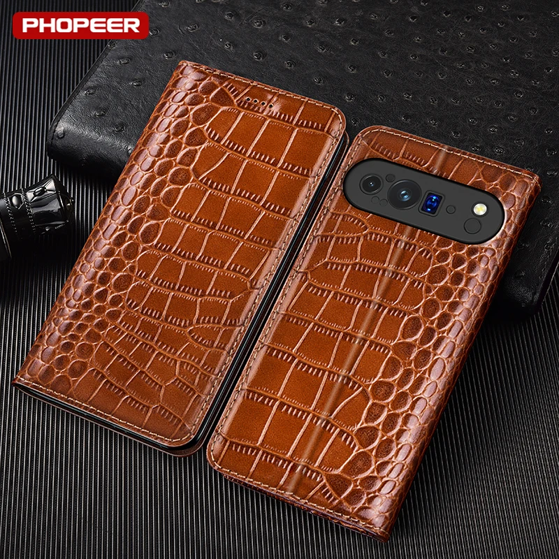 Genuine Leather Crocodile Textured Phone Cases For Google Pixel 9 9A 8 8a 7 7A 6 6A Pro 3 4 5 3A 4A 5A XL Flip With Card Pocket
Genuine Leather Crocodile Textured Phone Cases For Google Pixel 9 9A 8 8a 7 7A 6 6A Pro 3 4 5 3A 4A 5A XL Flip With Card Pocket