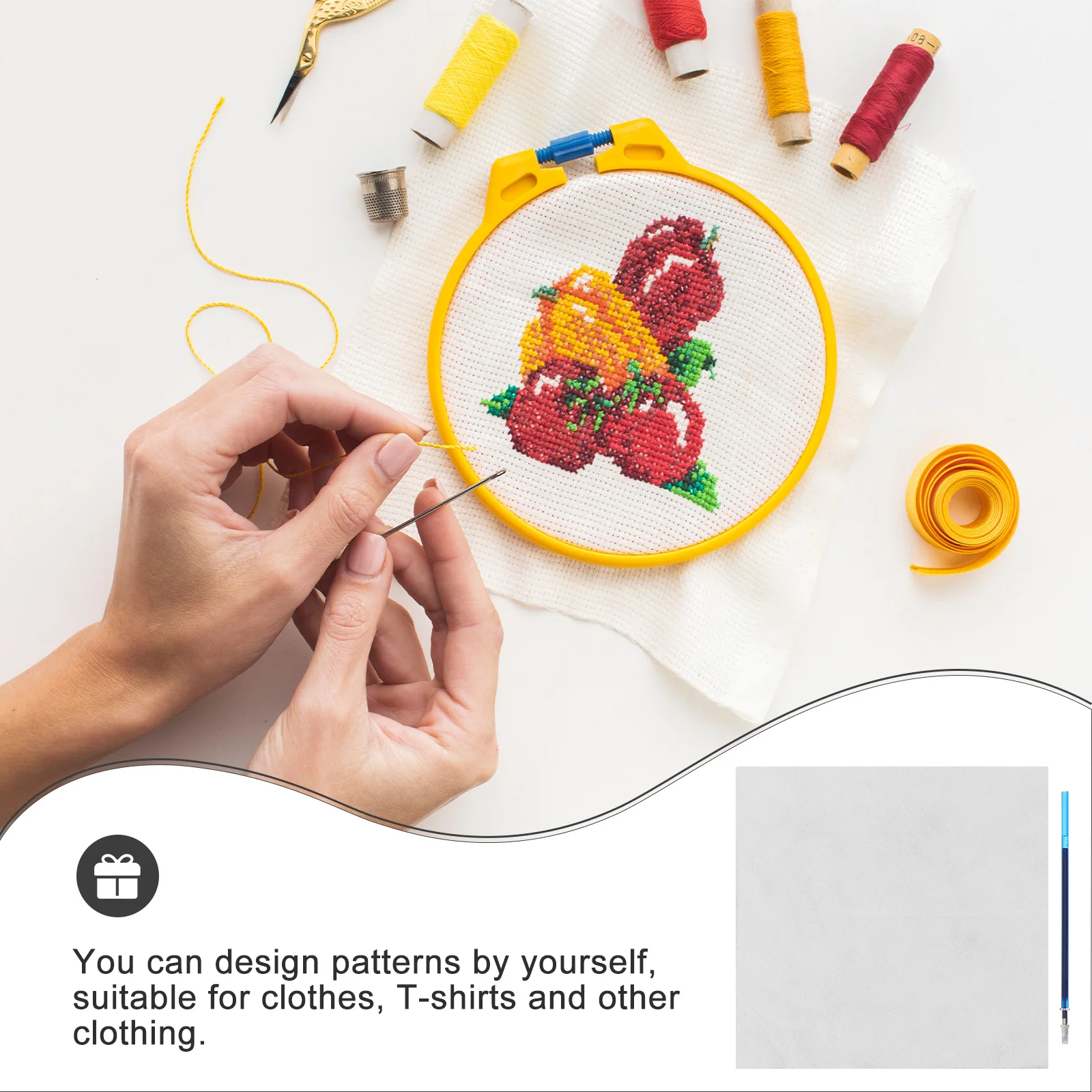 1 set 1 Set Embroidery Transfer Paper Water Soluble Film For Diy Craft Making Stick Stitch Sewing Supplies Design
1 set 1 Set Embroidery Transfer Paper Water Soluble Film For Diy Craft Making Stick Stitch Sewing Supplies Design