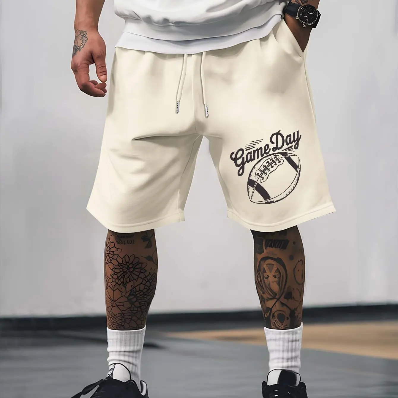 Летние мужские повседневные шорты с принтом Game DayPrint, дышащая, приятная для кожи ткань, стильные, универсальные, подходят для занятий спортом и повседневной носки.
Летние мужские повседневные шорты с принтом Game DayPrint, дышащая, приятная для кожи ткань, стильные, универсальные, подходят для занятий спортом и повседневной носки.