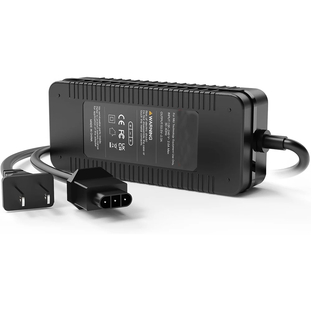 Зарядное устройство для скутера NIU KQi Air/KQi3/KQi3 Pro/KQi3 Max/KQi3 Sport/KQi2/KQi2 Pro, адаптер для самоката NIU, 53,5 в
Зарядное устройство для скутера NIU KQi Air/KQi3/KQi3 Pro/KQi3 Max/KQi3 Sport/KQi2/KQi2 Pro, адаптер для самоката NIU, 53,5 в