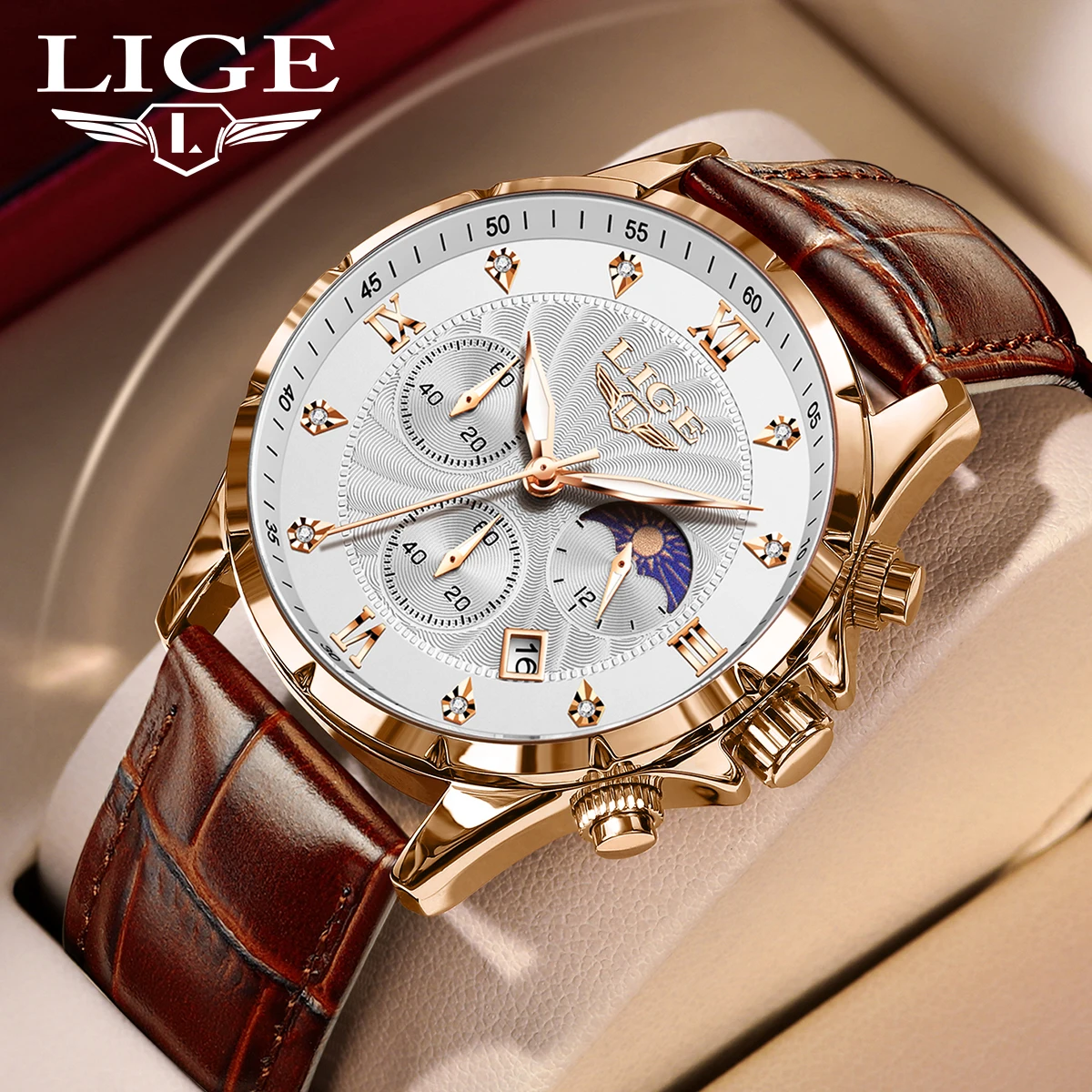 LIGE 2026 TOP mens wristwatch fashion luxury sports mens watch waterproof simple quartz Watches Gift For Men reloj hommes+BOX
LIGE 2026 TOP mens wristwatch fashion luxury sports mens watch waterproof simple quartz Watches Gift For Men reloj hommes+BOX