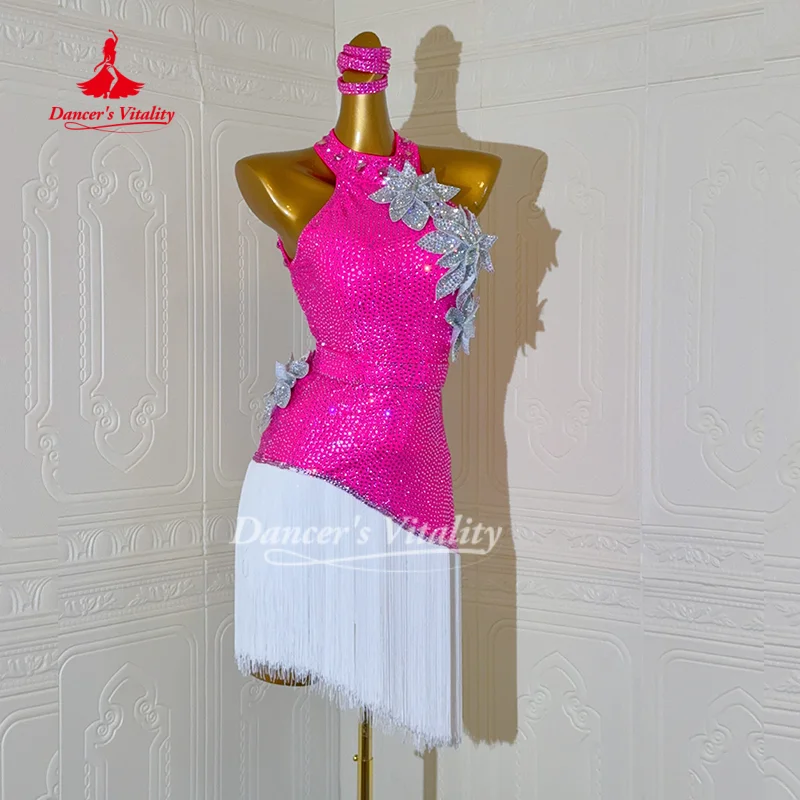 Latin Dance Dress for Women Customsized Senior AB Stones Rumba Chacha Tango Performance Clothing Latin Dresses Dancer's Vitality
Latin Dance Dress for Women Customsized Senior AB Stones Rumba Chacha Tango Performance Clothing Latin Dresses Dancer's Vitality