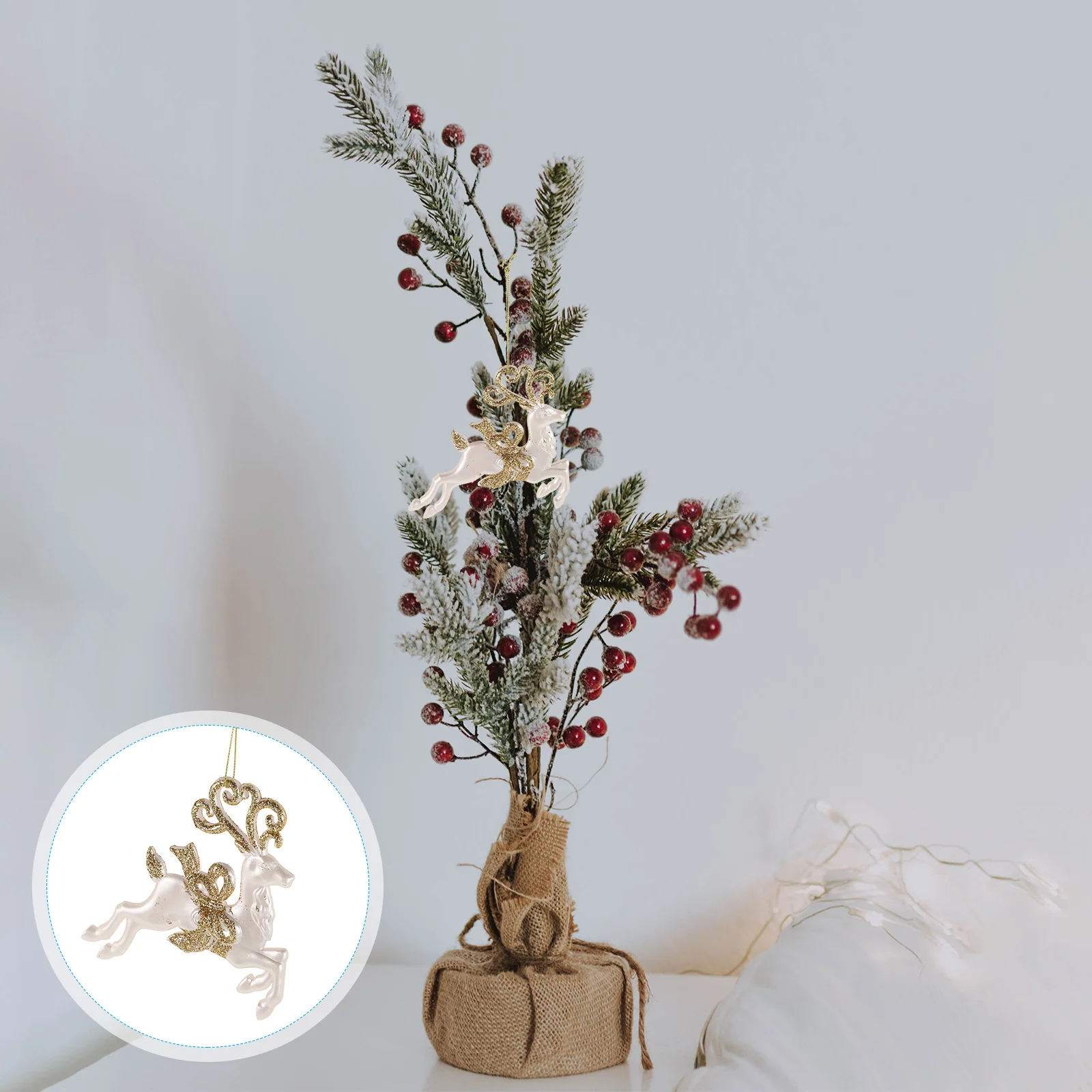 Xmas Reindeer Ornament Christmas Deer Decors Outdoor Yard Material Resist Fading Sparkle Throughout Seasons
Xmas Reindeer Ornament Christmas Deer Decors Outdoor Yard Material Resist Fading Sparkle Throughout Seasons