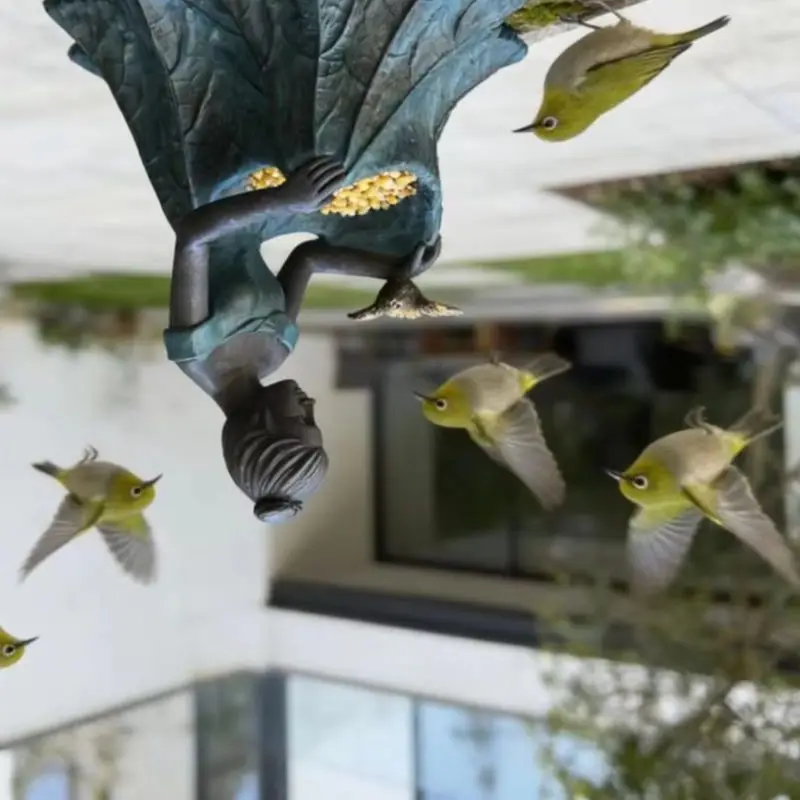 Garden Bird Feeder Fairy Garden Statue Bird Feeder Bath Resin Sculpture Outdoor Decorative Girl Figurine for Lawn Patio Yard
Garden Bird Feeder Fairy Garden Statue Bird Feeder Bath Resin Sculpture Outdoor Decorative Girl Figurine for Lawn Patio Yard