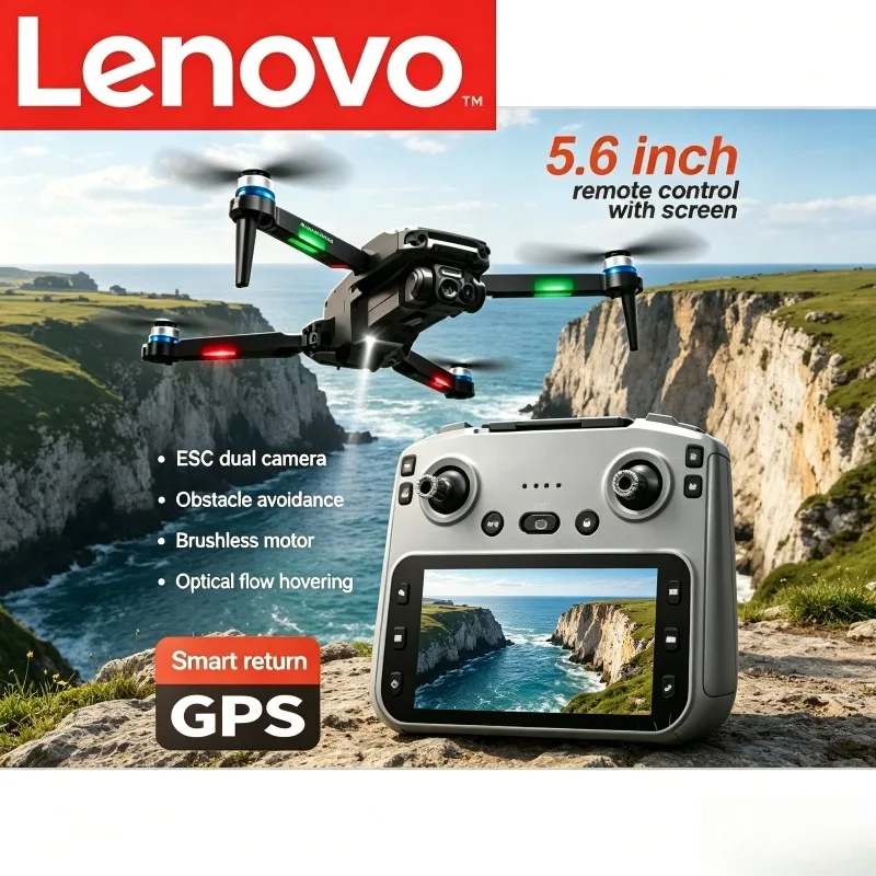 Lenovo RG806MAX GPS DroneRC 8K Professional HD Aerial Photography With screen Laser obstacle avoidance Three-axis gimbal New
Lenovo RG806MAX GPS DroneRC 8K Professional HD Aerial Photography With screen Laser obstacle avoidance Three-axis gimbal New