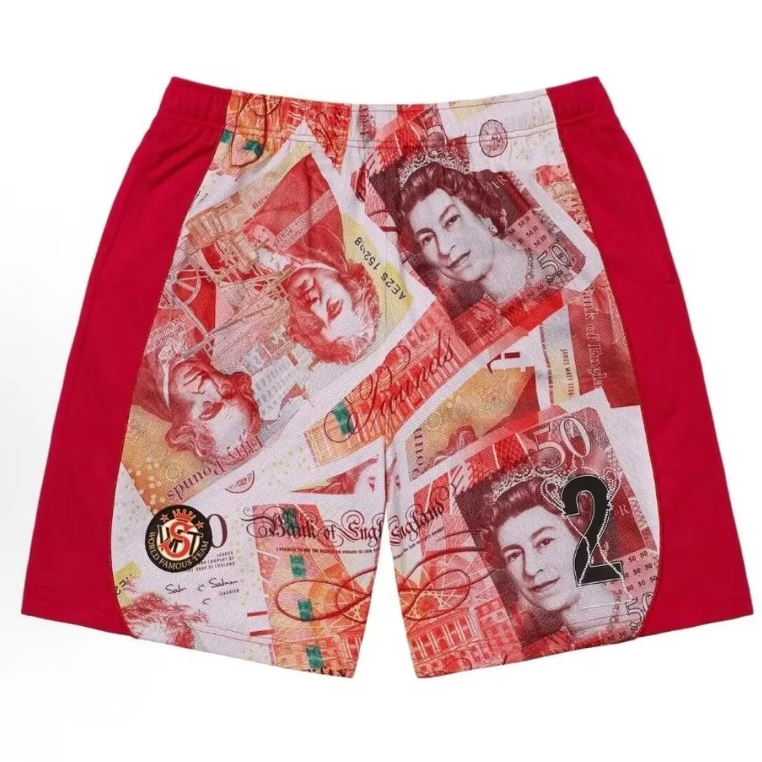American Retro Soccer Shorts Casual Patchwork Five-Quarter Length Sporty Loose Fit Straight Leg Pants for Men Spring Season
American Retro Soccer Shorts Casual Patchwork Five-Quarter Length Sporty Loose Fit Straight Leg Pants for Men Spring Season