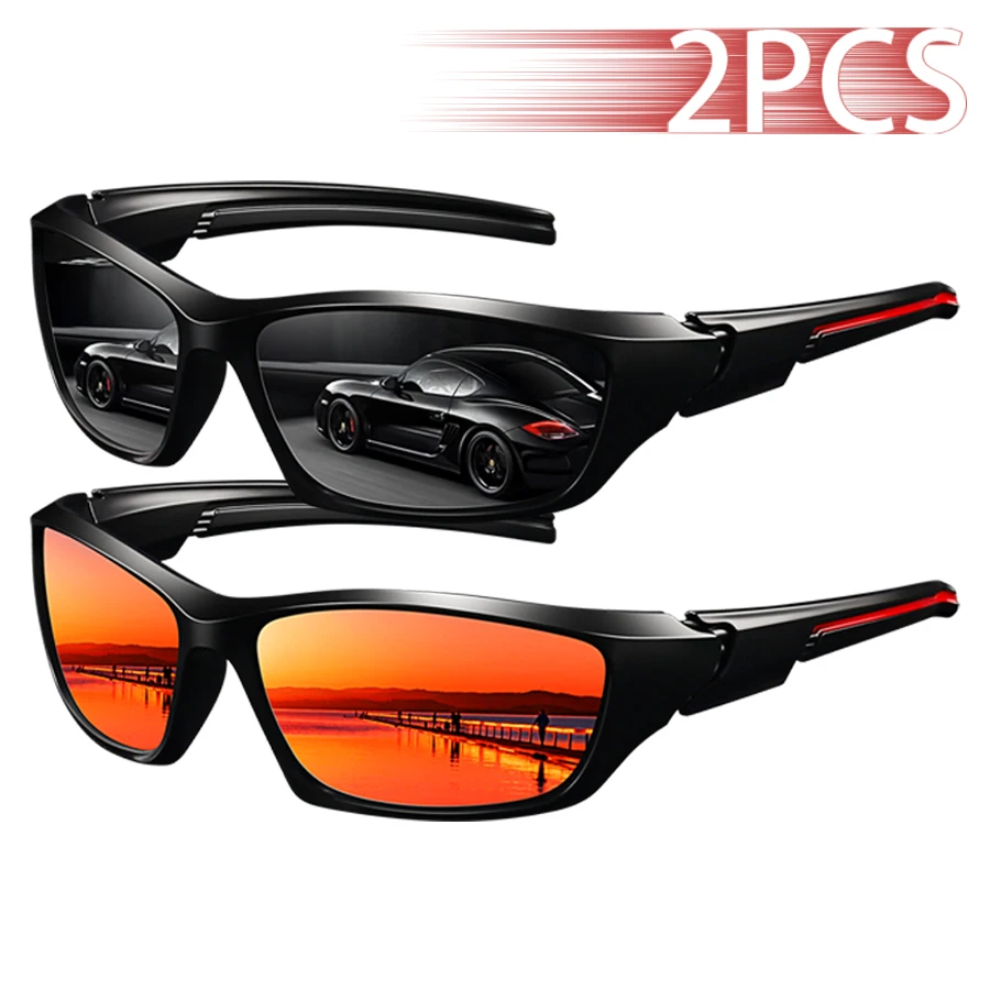 2 PCS Fashion Vintage Driving Fishing Cycling Sports Sunglasses Men Women Running Mountaineering Sport Sun Glasses UV400 Eyewear
2 PCS Fashion Vintage Driving Fishing Cycling Sports Sunglasses Men Women Running Mountaineering Sport Sun Glasses UV400 Eyewear