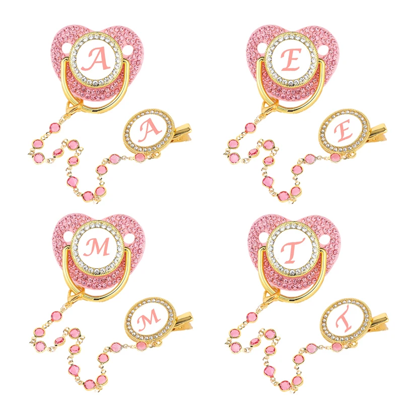 Princess Baby Pacifier Clip Chain 26 Letters Newborn Dummy Soother Baby Shower Gift Silicone BPA Free Infant Teether Nipple
Princess Baby Pacifier Clip Chain 26 Letters Newborn Dummy Soother Baby Shower Gift Silicone BPA Free Infant Teether Nipple