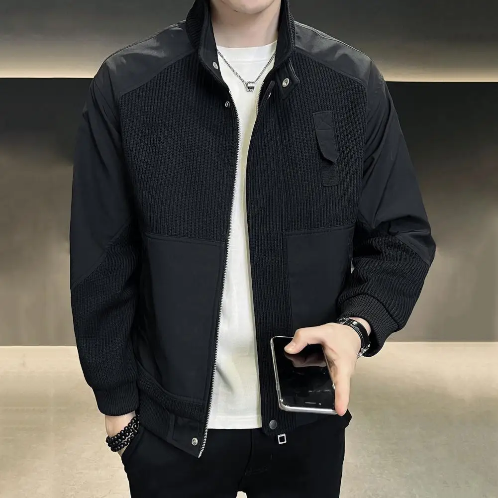 Versatile Corduroy Jacket Retro Corduroy Stand Collar Men's Jacket with Zipper Placket Solid Color Windbreaker Coat Short Style
Versatile Corduroy Jacket Retro Corduroy Stand Collar Men's Jacket with Zipper Placket Solid Color Windbreaker Coat Short Style