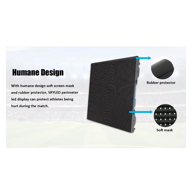 High-definition Full Color P10 IP65 Outdoor LED Advertising Display for Basketball Courts Stadium Perimeter Advertising
High-definition Full Color P10 IP65 Outdoor LED Advertising Display for Basketball Courts Stadium Perimeter Advertising